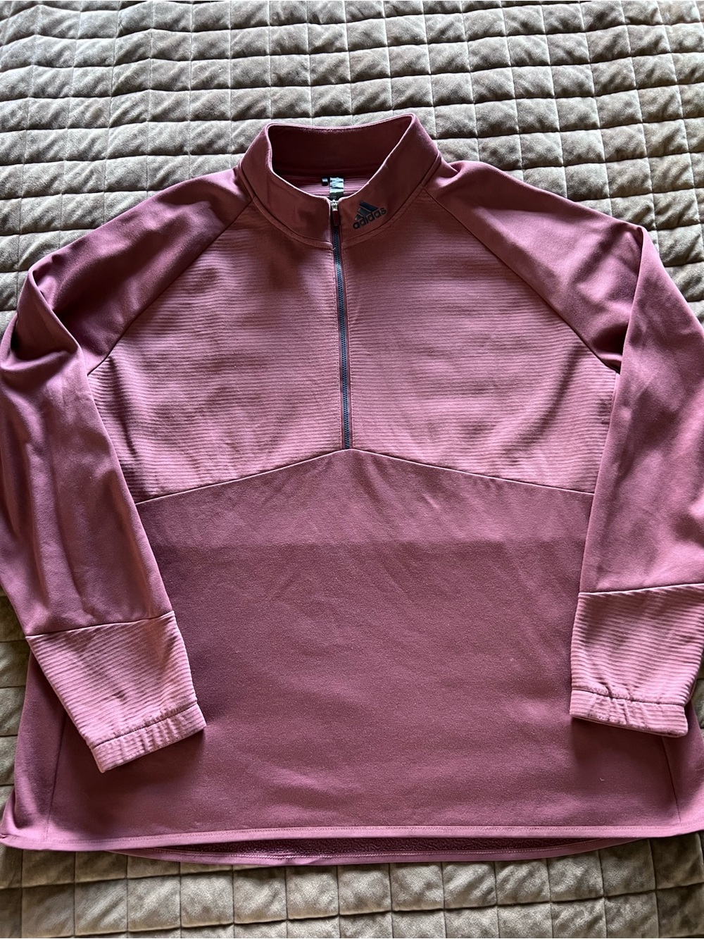 Adidas Men’s XXL Cold Rdy 1/2-Zip Golf Fleece ~Rose~